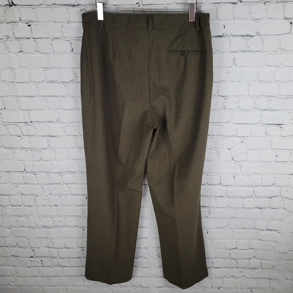 DEBBIE SHUCHAT | vintage wool spandex blend wide leg dress pants - Picture 3 of 7